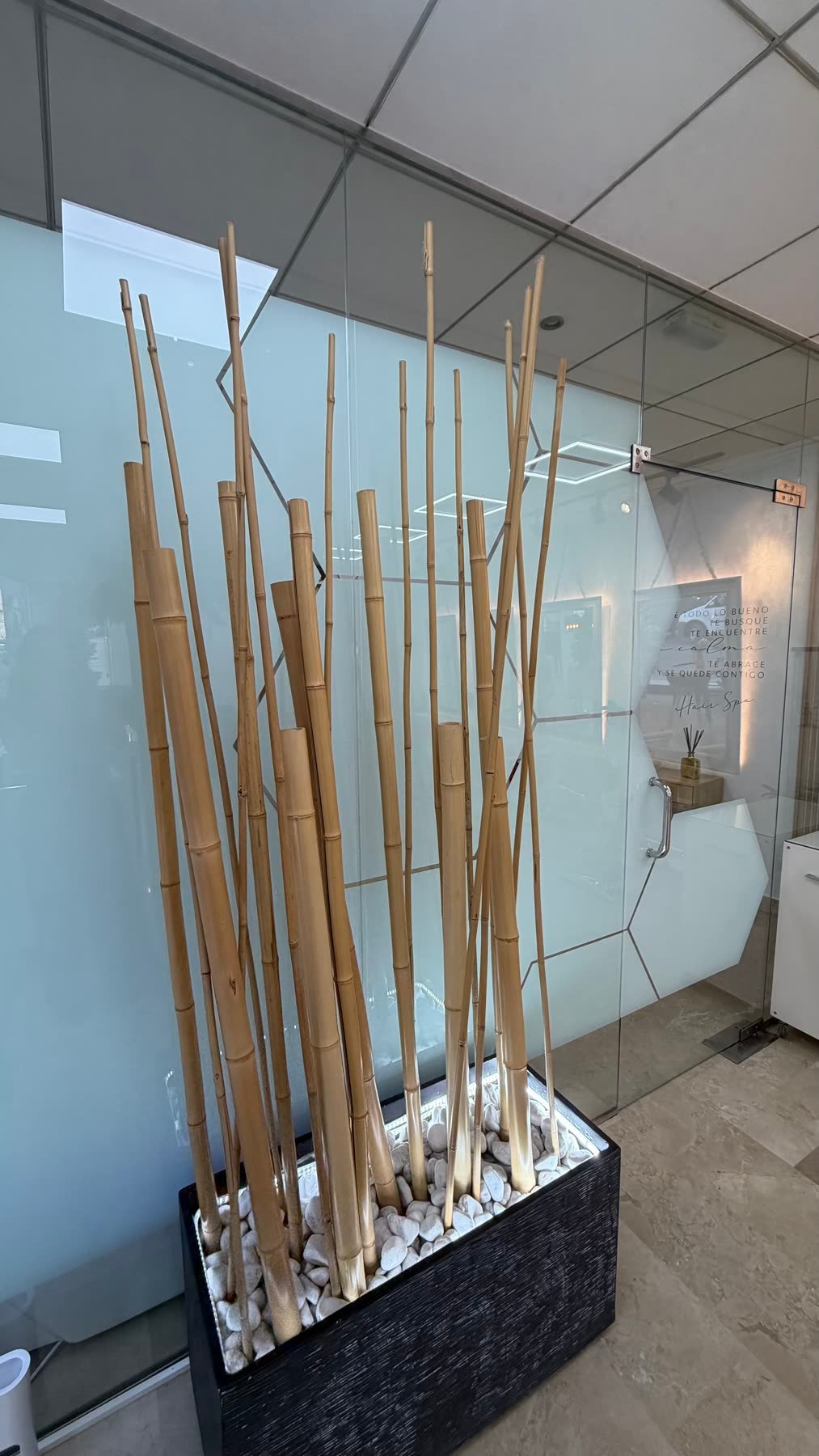 Zona de corte y estilismo con sillones y espejos en Ana Tudela